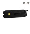 Flitser - M-Led - Halo - 5.1" - 12.9cm - Smoke - Positielicht Rood - 16 flitspatronen - Amber - R65-2 - 12V-24V