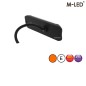 Warning light - M-Led - Dynamic - 4" - 10.2cm - Smoke - Position light Red - 12 flash patterns - Amber - R65-2 - 12V-24V Warning light - M-Led - Dynamic - 4" - 10.2cm - Smoke - Position light Red - 12 flash patterns - Amber - R65-2 - 12V-24V