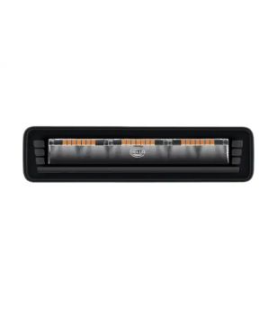 LED Lightbar - Hella - Black Magic Edgeless Pro - Mini - 7" - 17.7cm - Positionslicht Weiß/Amber - 1 Blinkmuster - Spot