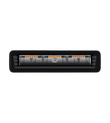 LED bar - Hella - Black Magic Edgeless Pro - Mini - 7" - 17.7cm - Positielicht Wit/Amber - 1 flitspatroon - Spot