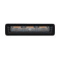 Arbetsbelysning - Hella - Black Magic Edgeless Pro - Mini - 7" - 17.7cm - Positionsljus Röd/Bärnsten - 1 blixtmönster - Work / Scene - 