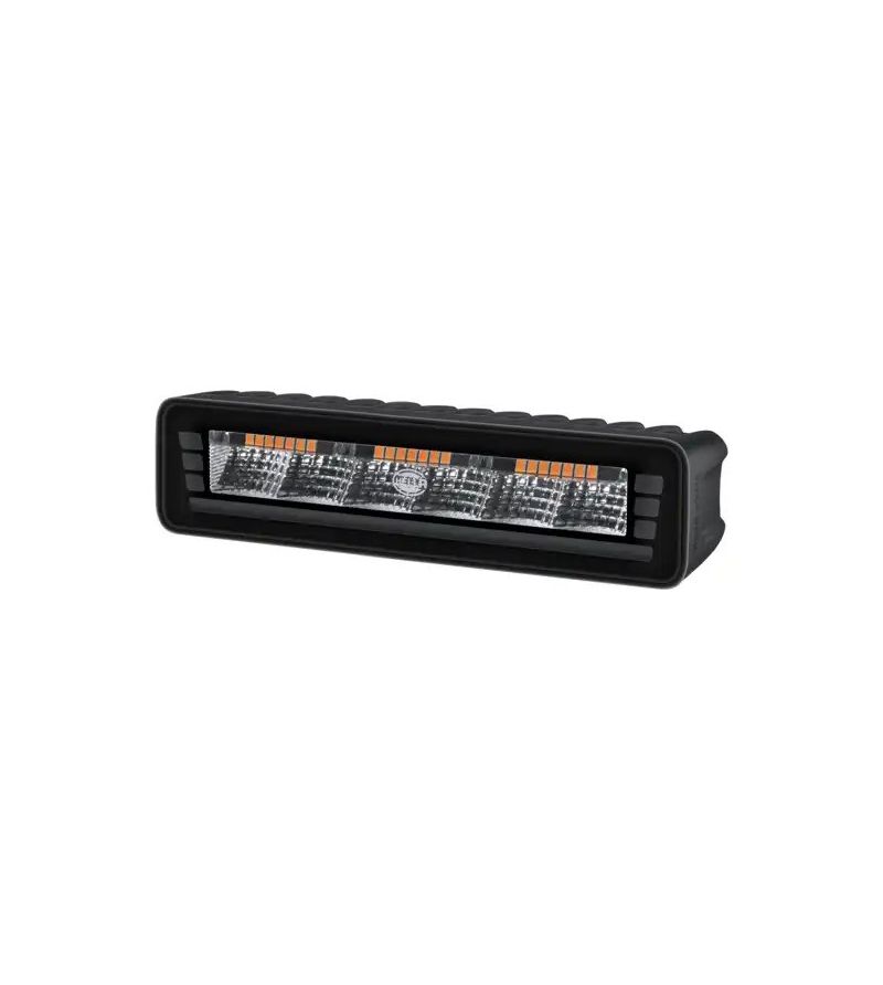 LED Light bar - Hella - Black Magic Edgeless Pro - Mini - 7" - 17.7cm - Position light White/Amber - 1 flash pattern - Wide LED Light bar - Hella - Black Magic Edgeless Pro - Mini - 7" - 17.7cm - Position light White/Amber - 1 flash pattern - Wide