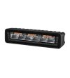 LED Light bar - Hella - Black Magic Edgeless Pro - Mini - 7" - 17.7cm - Position light White/Amber - 1 flash pattern - Spot
