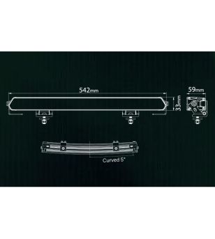 LED bar - Ledson - Epix 31 - Slim Curved - 30.9" - 78.4cm - Powerboost - Driving