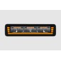 LED Light bar - Hella - Black Magic Edgeless Pro - Mini - 7" - 17.7cm - Position light White/Amber - 1 flash pattern - Wide LED Light bar - Hella - Black Magic Edgeless Pro - Mini - 7" - 17.7cm - Position light White/Amber - 1 flash pattern - Wide