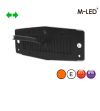 Double burner - M-Led - Classic - Dual Color - 4.9" - 12.5cm - With Turn Signal - Amber - White/Amber - 12V-30V