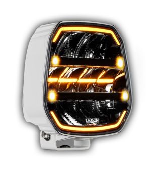 Verstraler - Ledson - Epix 9+ - Strobe - 8.9" - 22.5cm - Powerboost - Positielicht Wit/Amber - 5 Flitspatronen - Driving