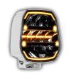 Verstraler - Ledson - Epix 9+ - Strobe - 8.9" - 22.5cm - Powerboost - Positielicht Wit/Amber - 5 Flitspatronen - Driving
