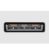 LED Lightbar - Hella - Black Magic Edgeless Pro - Mini - 7" - 17.7cm - Positionslicht Weiß/Amber - 1 Blinkmuster - Spot 