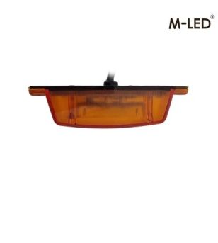 Double burner - M-Led - Classic - Dual Color - 4.9" - 12.5cm - Bärnsten - Vit/Bärnsten - 12V-30V -