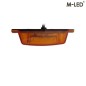 Double burner - M-Led - Classic - Dual Color - 4.9" - 12.5cm - LED - Bärnsten - Vit/Bärnsten - 12V-30V -