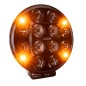Verstraler - Ledson - Pollux - Strobe - 8.6" - 21.8cm - Positielicht Wit/Amber - 1 flitspatroon - Driving Verstraler - Ledson - Pollux - Strobe - 8.6" - 21.8cm - Positielicht Wit/Amber - 1 flitspatroon - Driving