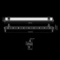 LED bar - Strands - Dark Knight Nuuk - 30'' LED bar - 29.8" - 75.8cm - Smoke - Positielicht Wit/Amber - Driving