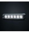 Markeringsljus - Strands - Dark Knight Super Dark - 3.3" - 8.4cm - Smoke - Vit - 12V-30V