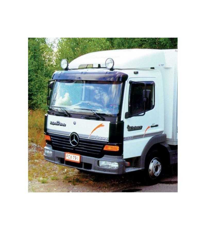 Zonneklep - Smoke - Mercedes - Atego - Lage Cabine - 1998-2004 Zonneklep - Smoke - Mercedes - Atego - Lage Cabine - 1998-2004