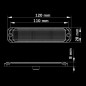Marker Light - Strands - Dark Knight SM6 - 4.7" - 12cm - Smoke - White - 12V-30V