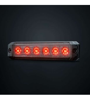 Markeringslicht - Strands - Dark Knight Super Dark - 3.3" - 8.4cm - Smoke - Rood - 12V-30V