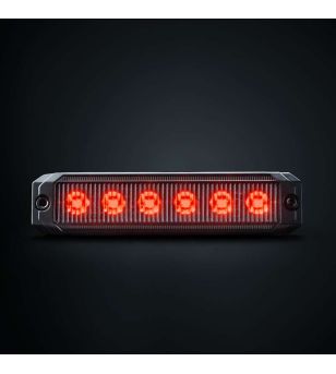 Begrenzungsleuchte - Strands - Dark Knight Super Dark - 3.3" - 8.4cm - Smoke - Rot - 12V-30V