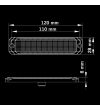 Markeringslicht - Strands - Dark Knight Super Dark - 3.3" - 8.4cm - Smoke - Rood - 12V-30V