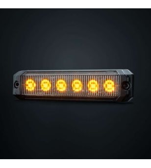 Markeringsljus - Strands - Dark Knight Super Dark - 3.3" - 8.4cm - Smoke - Bärnsten - 12V-30V 