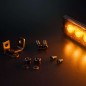 Begrenzungsleuchte - Strands - Dark Knight SM6 - 4.7" - 12cm - Smoke - Amber - 12V-30V