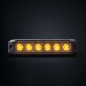 Marker Light - Strands - Dark Knight SM6 - 4.7" - 12cm - Smoke - Amber - 12V-30V
