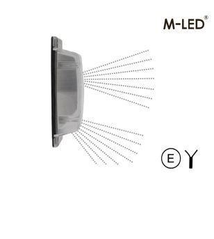 Double burner - M-Led - Work - Arbeitsbeleuchtung - 4.9" - 12.5cm - Links/Rechts - LED - Klar - Weiß - 12V-30V - Set von 2 
