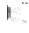 Dubbelbrander - M-Led - Work - Werklamp - 4.9" - 12.5cm - Links/Rechts - Helder - Wit - 12V-30V - Set van 2