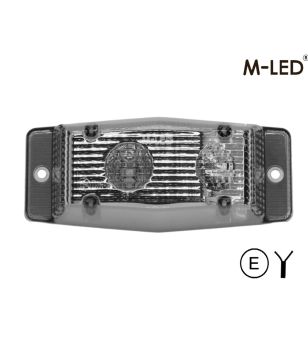 Double burner - M-Led - Work - Arbeitsbeleuchtung - 4.9" - 12.5cm - Links/Rechts - Klar - Weiß - 12V-30V - Set von 2 