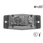 Dubbelbrander - M-Led - Work - Werklamp - 4.9" - 12.5cm - Links/Rechts - LED - Helder - Wit - 12V-30V - Set van 2 Dubbelbrander - M-Led - Work - Werklamp - 4.9" - 12.5cm - Links/Rechts - LED - Helder - Wit - 12V-30V - Set van 2