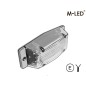 Double burner - M-Led - Work - Arbetsbelysning - 4.9" - 12.5cm - Vänster/Höger - LED - Klar - Vit - 12V-30V - Set om 2 - Double burner - M-Led - Work - Arbetsbelysning - 4.9" - 12.5cm - Vänster/Höger - LED - Klar - Vit - 12V-30V - Set om 2 -