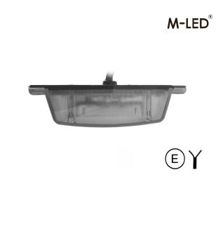 Double burner - M-Led - Klassisch - Dual Color - 4.9" - 12.5cm - Klar - Weiß/Rot - 12V-24V 