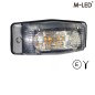 Double burner - M-Led - Classic - Dual Color - 4.9" - 12.5cm - LED - Klar - Vit/Röd - 12V-24V Double burner - M-Led - Classic - Dual Color - 4.9" - 12.5cm - LED - Klar - Vit/Röd - 12V-24V