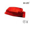 Double burner - M-Led - Classic - 4.9" - 12.5cm - With Brake light - Red - 12V-24V