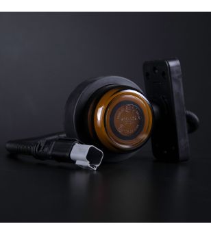 Markeringslicht - Strands - Viking - 4.3" - 10.8cm - Smoke - Amber - 12V-30V
