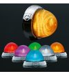 Invändig belysning - Ledson - Dots - Chroom - Grön - 12V-24V - Set om 5 -