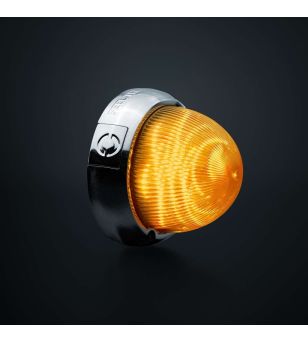 Invändig belysning - Strands - IZE LED Melon - Chroom - Smoke - Vit/Bärnsten/Grön//Blå - 12V-24V -