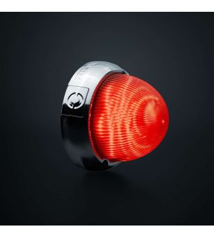 Invändig belysning - Ledson - Dots - Chroom - Grön - 12V-24V - Set om 5 -