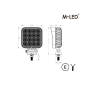 Arbetsbelysning - M-Led - 3.3" - 8.4cm - Work / Scene Arbetsbelysning - M-Led - 3.3" - 8.4cm - Work / Scene