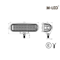 Arbeitsbeleuchtung - M-Led - 6.1" - 15.5cm - Work / Scene Arbeitsbeleuchtung - M-Led - 6.1" - 15.5cm - Work / Scene