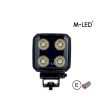 Arbeitsbeleuchtung - M-Led - Schwarz Edge - 3" - 7.6cm - Work / Scene