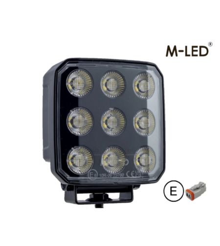 Arbetsbelysning - M-Led - Black Edge - 3.9" - 10cm - Work / Scene
