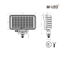 Work light - M-Led - 6.1" - 15.4cm - Work / Scene Work light - M-Led - 6.1" - 15.4cm - Work / Scene