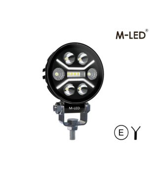 Werklamp - M-Led - 3.1" - 7.8cm - Positielicht Wit/Amber - Work / Scene
