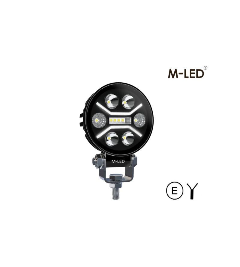 Work light - M-Led - 3.1" - 7.8cm - Position light White/Amber - Work / Scene Work light - M-Led - 3.1" - 7.8cm - Position light White/Amber - Work / Scene