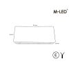 Work light - M-Led - Undercover - 3.6" - 9.1cm - Work / Scene