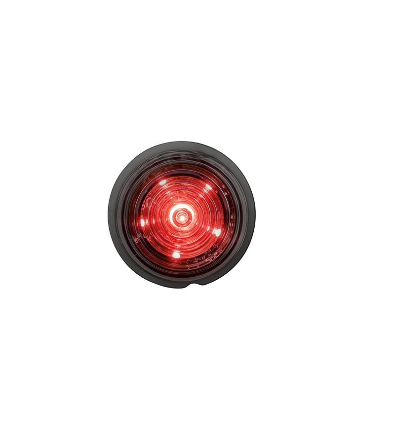 Markeringslicht - Strands - Dark Knight Viking - Rond - 3" - 7.8cm - Smoke- Rood - 12V-30V Markeringslicht - Strands - Dark Knight Viking - Rond - 3" - 7.8cm - Smoke- Rood - 12V-30V