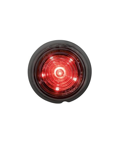 Begrenzungsleuchte - Strands - Dark Knight Viking - Rund - 3" - 7.8cm - Klar - Weiß - 12V-30V