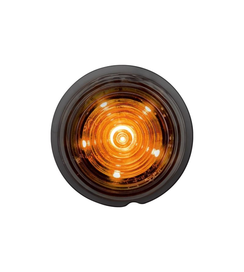 Markeringslicht - Strands - Dark Knight Viking - Rond - 3" - 7.8cm - Smoke- Amber - 12V-30V Markeringslicht - Strands - Dark Knight Viking - Rond - 3" - 7.8cm - Smoke- Amber - 12V-30V
