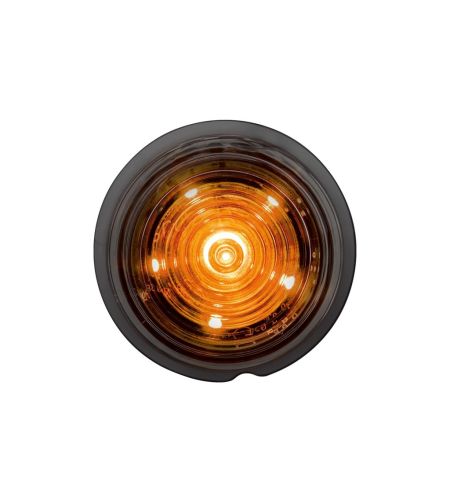 Markeringsljus - Strands - Dark Knight Viking - Runt - 3" - 7.8cm - Klar - Vit - 12V-30V
